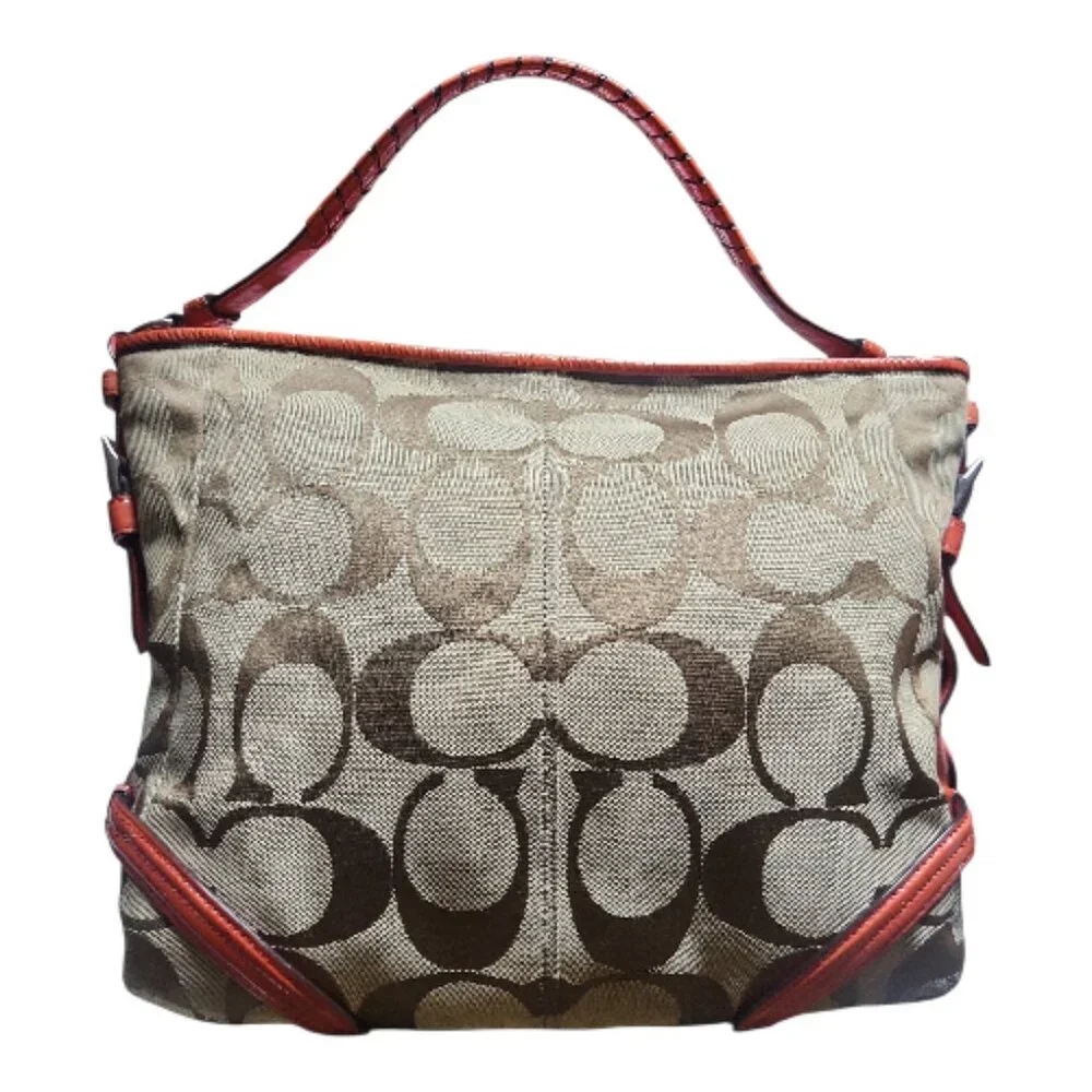 Coach Pre-loved Chelsea Katarina Signature Hobo Bag